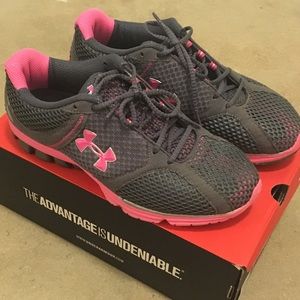 Pink Under Armour sneakers